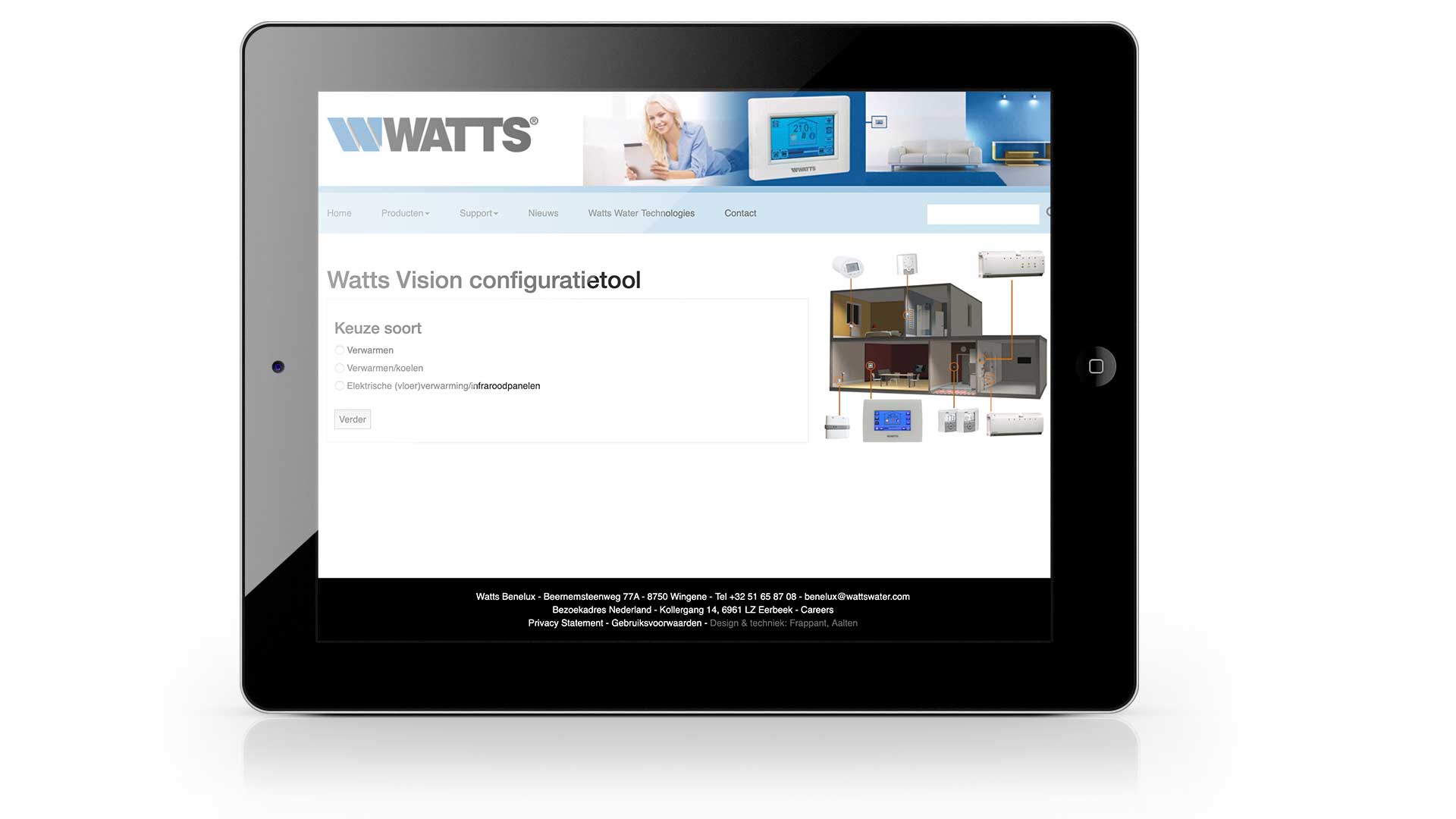 Watts Vision configuratietool