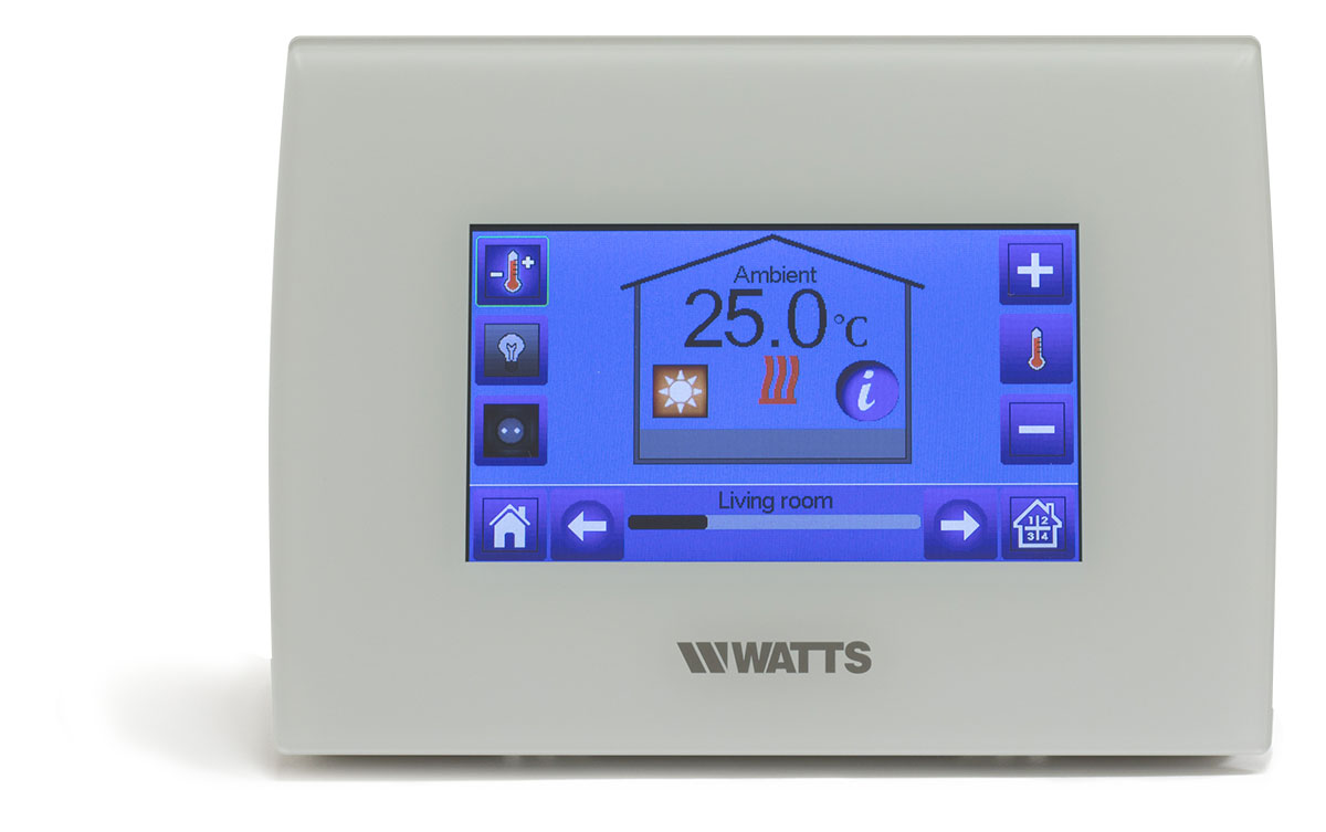 Centrale Touchscreen Unit wit met WIFI